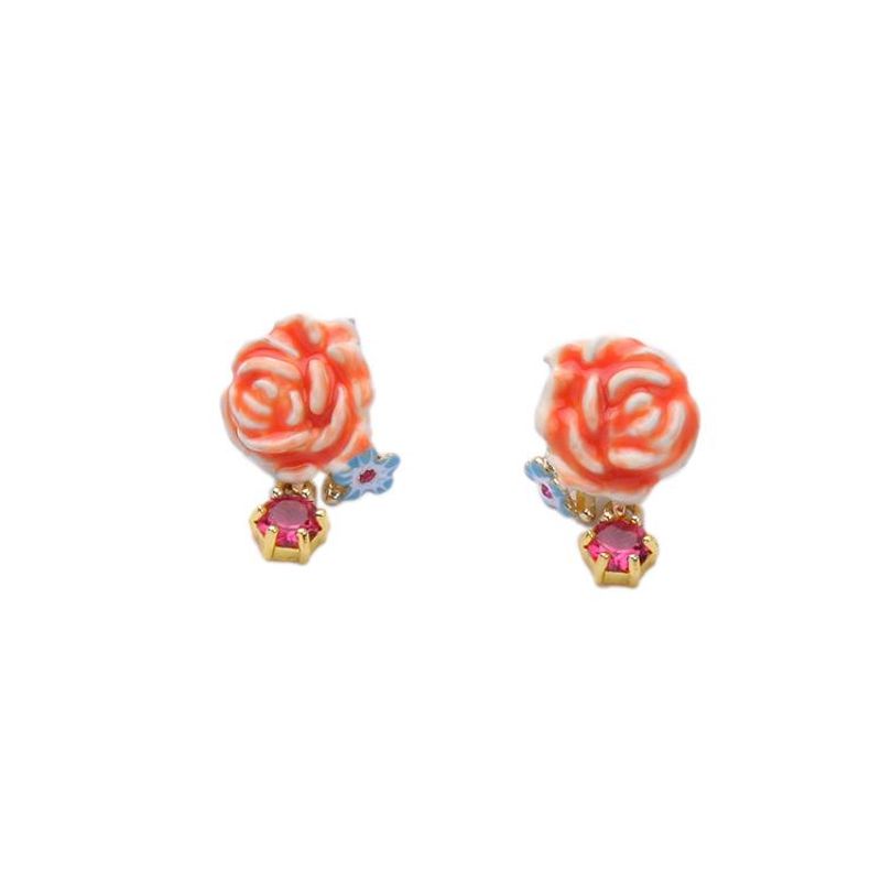 Clear And Simple Simple Flower Lady Earrings Nhqd143722