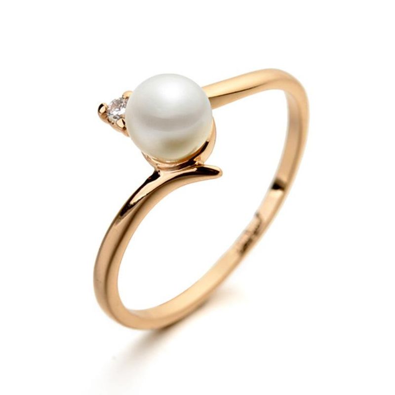 Fashion Simple Alloy-plated Beads Ring Nhlj143932