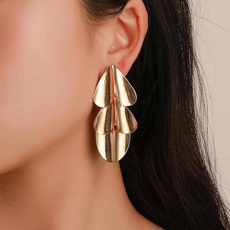 Fashion Multi-layer Heart Alloy Earrings Nhdp145145
