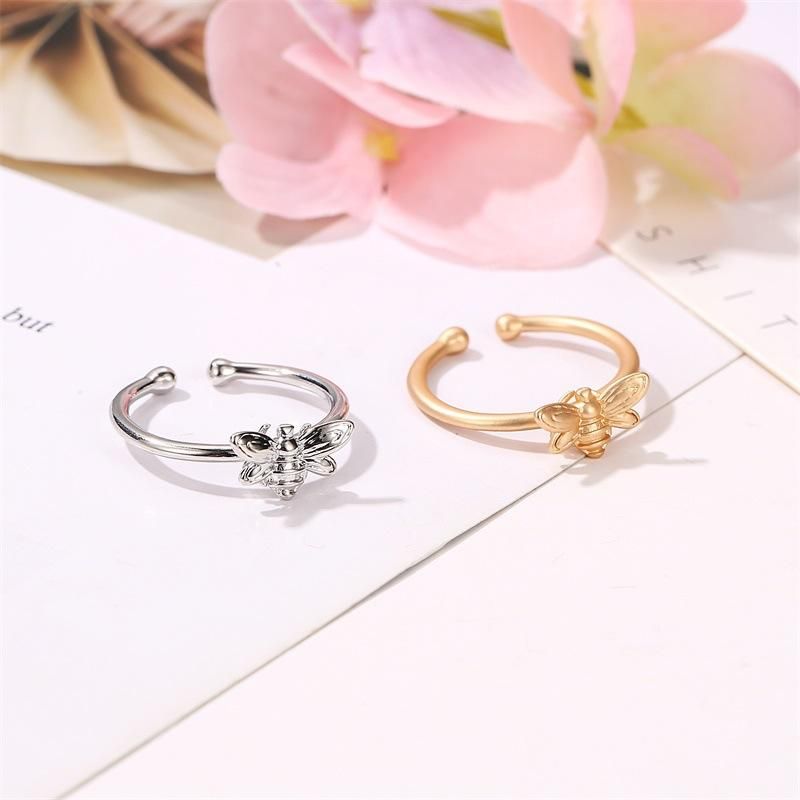 Cute Fashion Bee Opening Ring Alloy Alloy Nhdp145325