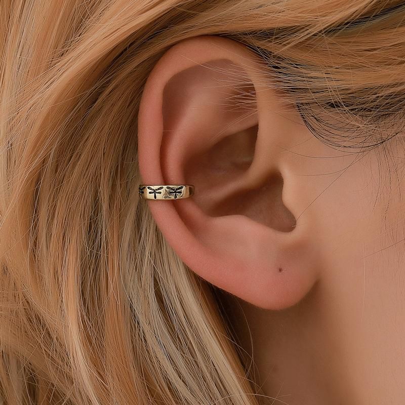 New Simple Copper Ear Cuff Clip Earrings Nhdp145330