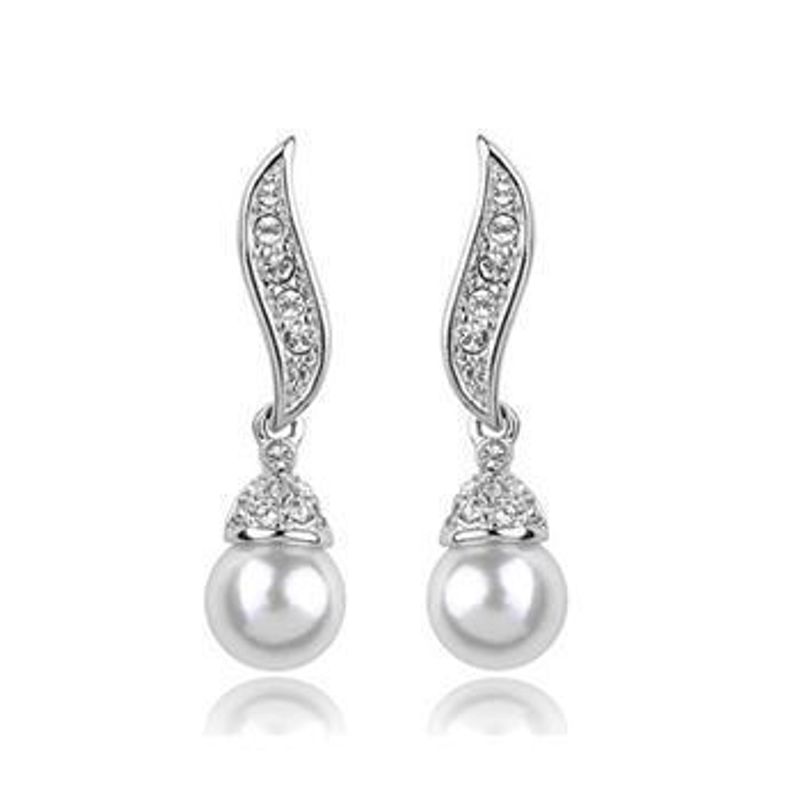 Neue Exquisite Perlen Ohrringe Mit Diamanten, Schönes Temperament, Ohrringe, Ohrringe, Koreanische Version Von Hot Sale Jewelry Supply 120783