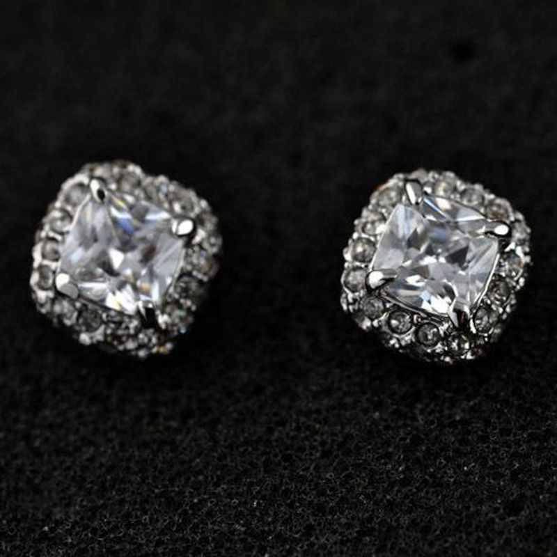 Style Coréen De Haute Qualité Diamant Bonbons Zircon Boucles D'oreilles Mode Exquis Généreux Boucles D'oreilles De  125031