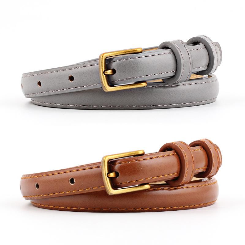 New Simple Retro Alloy Buckle Fine Women Belt Nhpo147716