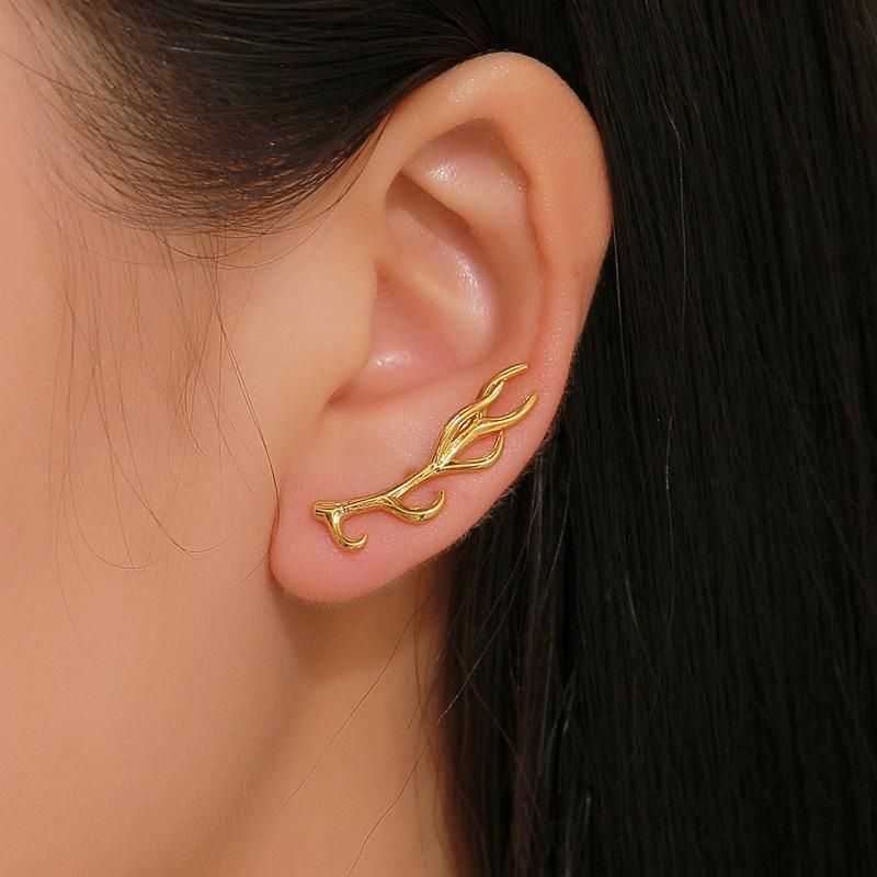 Ohrringe Im Europäischen Und Amerikanischen Stil Kreative Mode Zweig Ohrringe Kreative Unregelmäßige Ohrringe Herren-und Damen Ohrhaken Großhandel