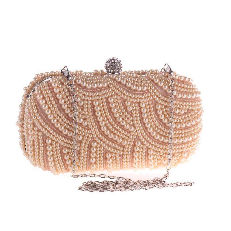 Sleek Minimalist Beads Evening Party Bag Nhyg139622