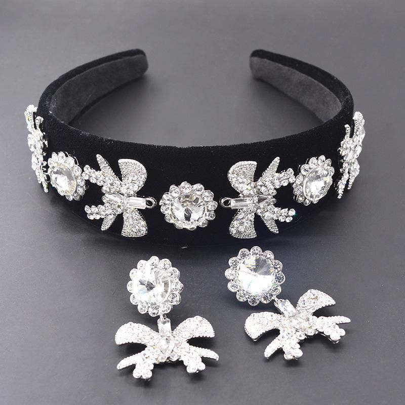 Womens Bow Plating Alloy Hair Band &amp; Headbands Nhnt151314