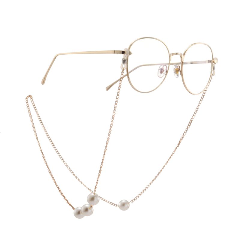 Fashion Gold Chain Pearl Glasses Chain Nhbc151491
