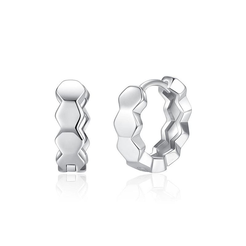 Womens Geometric Copper Earrings Nhtm152113