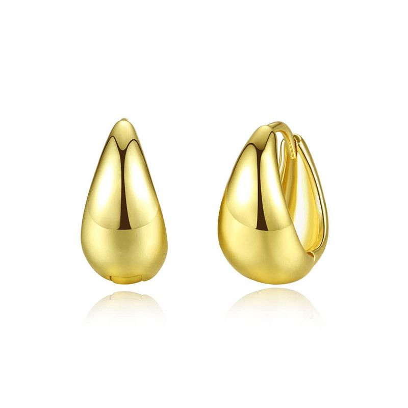 Womens Geometric Copper Inlay Zircon Earrings Nhtm152152