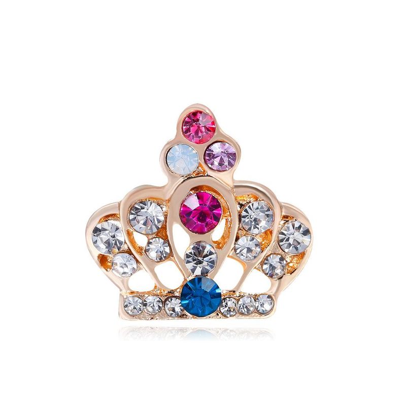 Womens Crown Plating Alloy Brooches Nhdr152879