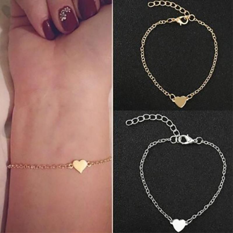 Fashion Simple Sexy Heart-shaped Love Heart Bracelet Nhpf152888