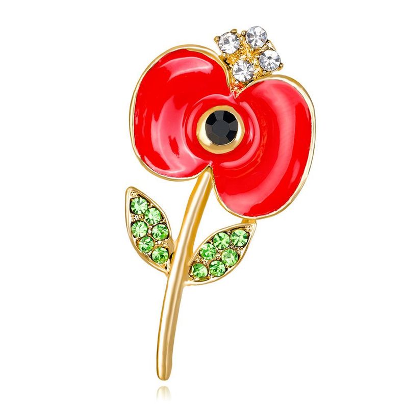 Womens Floral Plating Alloy Brooches Nhdr153447