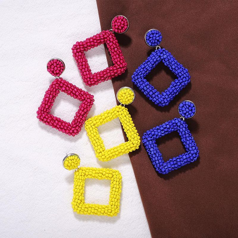 Fashion Geometric Beads Earrings Nhjq153553
