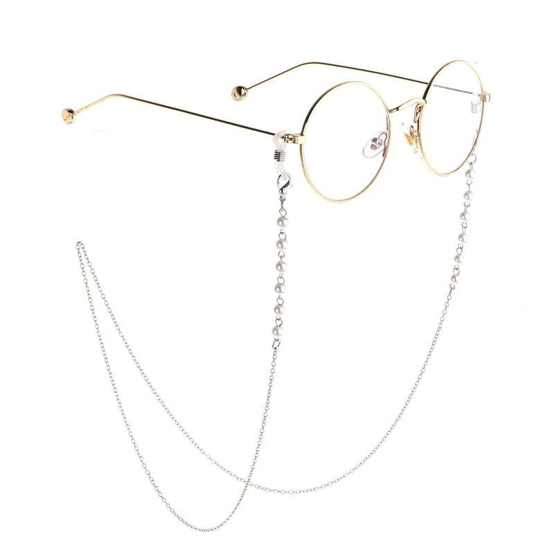 Fashion Simple Pearl Chain Metal Glasses Chain Nhbc153897