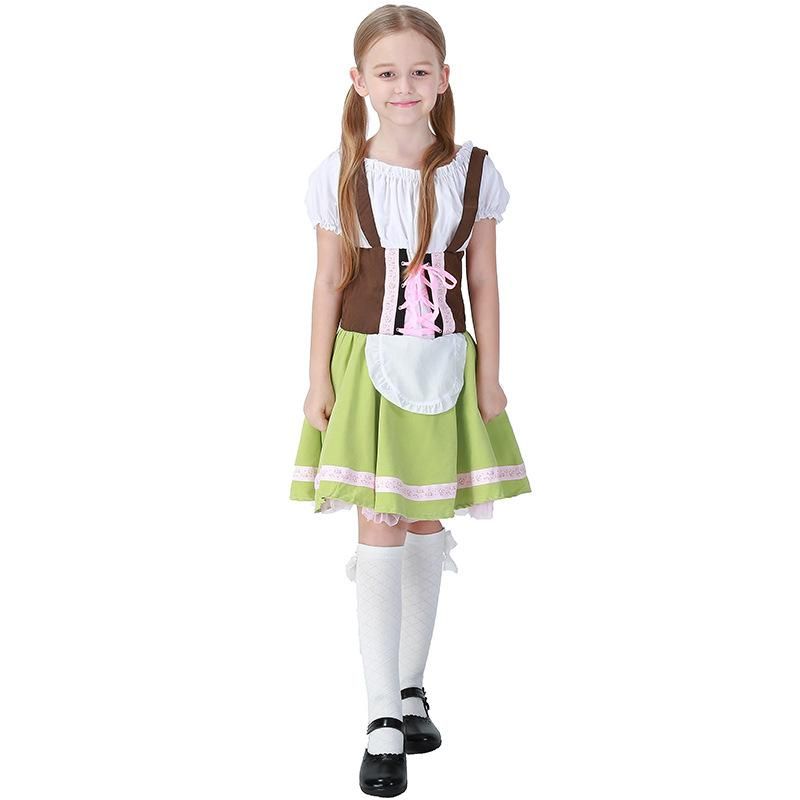 Halloween Neue Deutsche Oktoberfest Kostüme Mädchen Große Kinder Eltern-kind-kleidung Dienstmädchen-kleidung Kindergarten-performance-kleidung