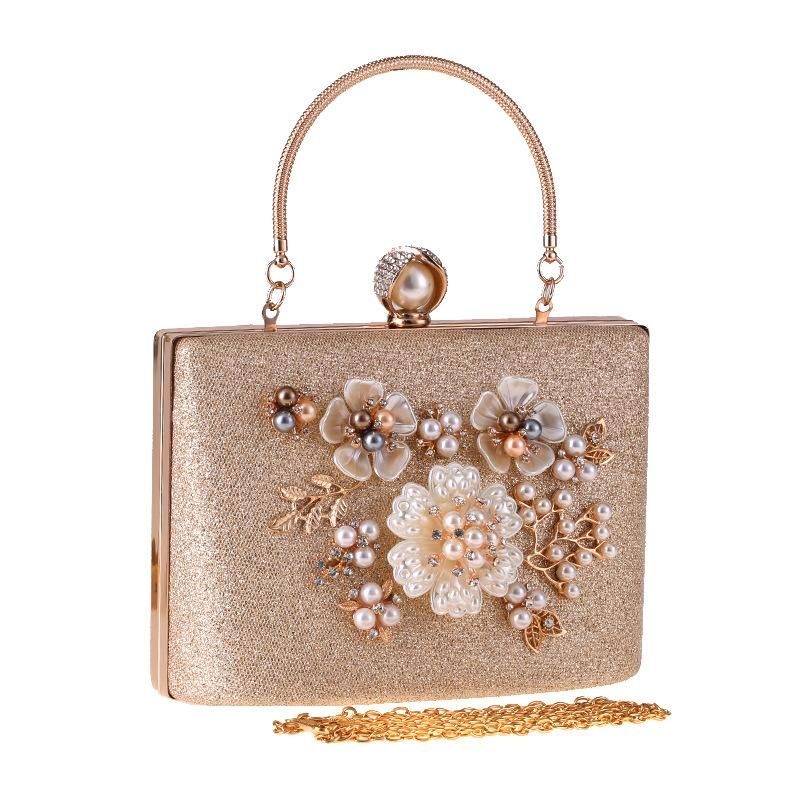 Sleek Minimalist Pearl Evening Bag Nhyg154021