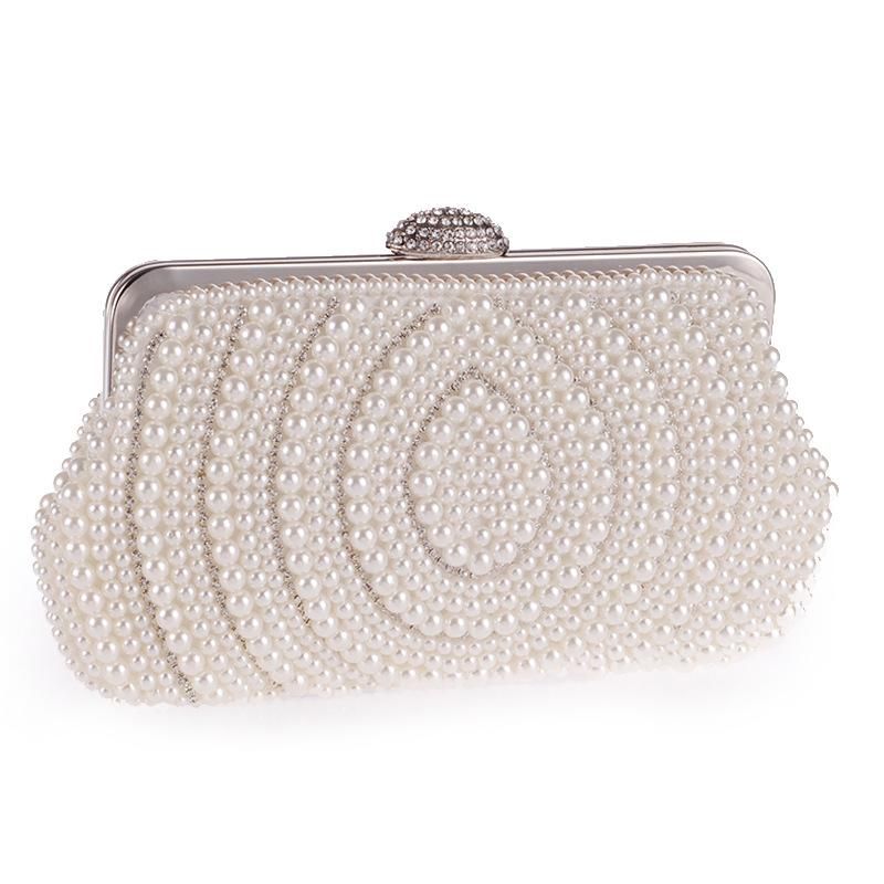 Korean Version Of The Exquisite Pearl Chain Evening Bag Nhyg154137