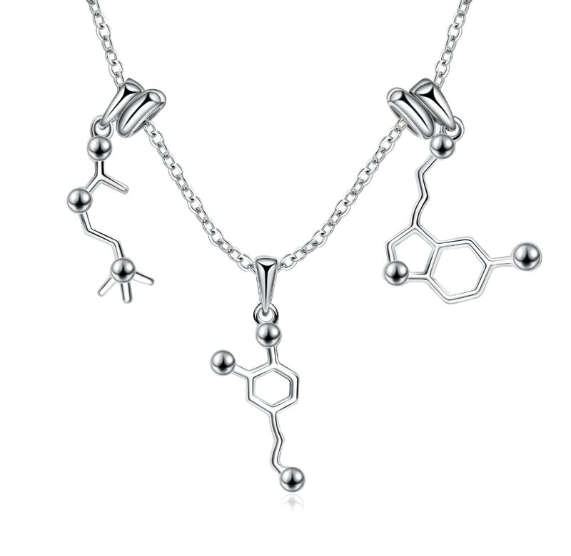 Fashion S925 Abstract Asymmetrical Silver Necklace Nhll154329