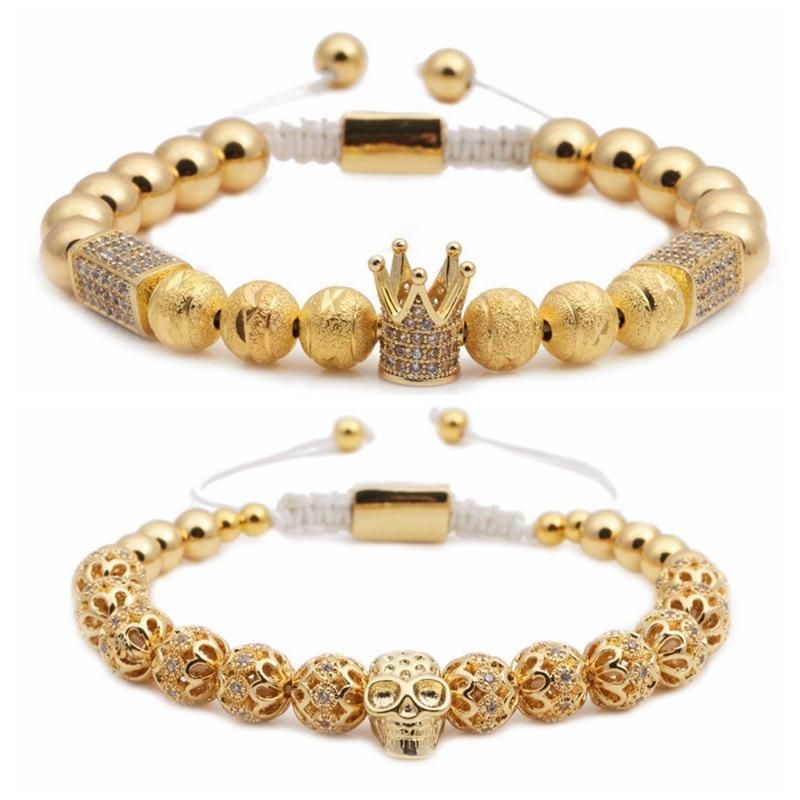 Unisex Crown Copper Bracelets &amp; Bangles Nhyl155134