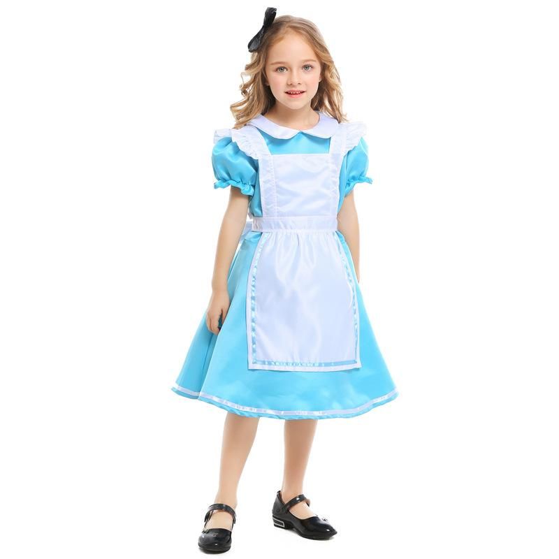Mädchen Kostüm Halloween Kostüm Prinzessin Kleid Bühne Performance Kostüm Alice Im Wunderland Dienstmädchen Kostüm