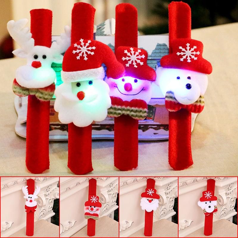 Christmas Decorations Small Gift Bag Scene Decoration Light Bracelet Pat Ring Nhmv155596