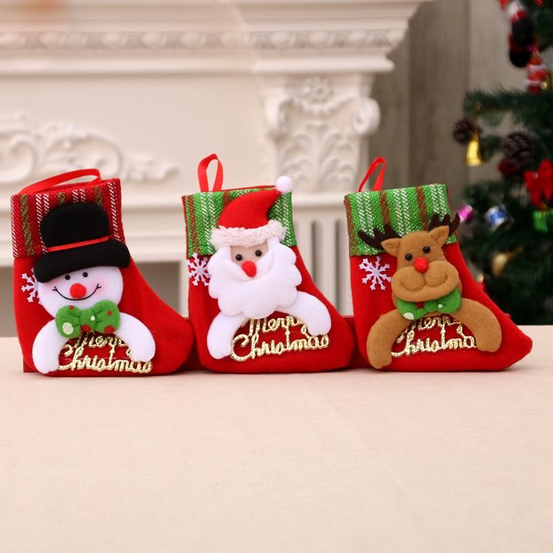Christmas Tree Pendant Ornament Socks Children's Gift Bag Socks Nhmv155597