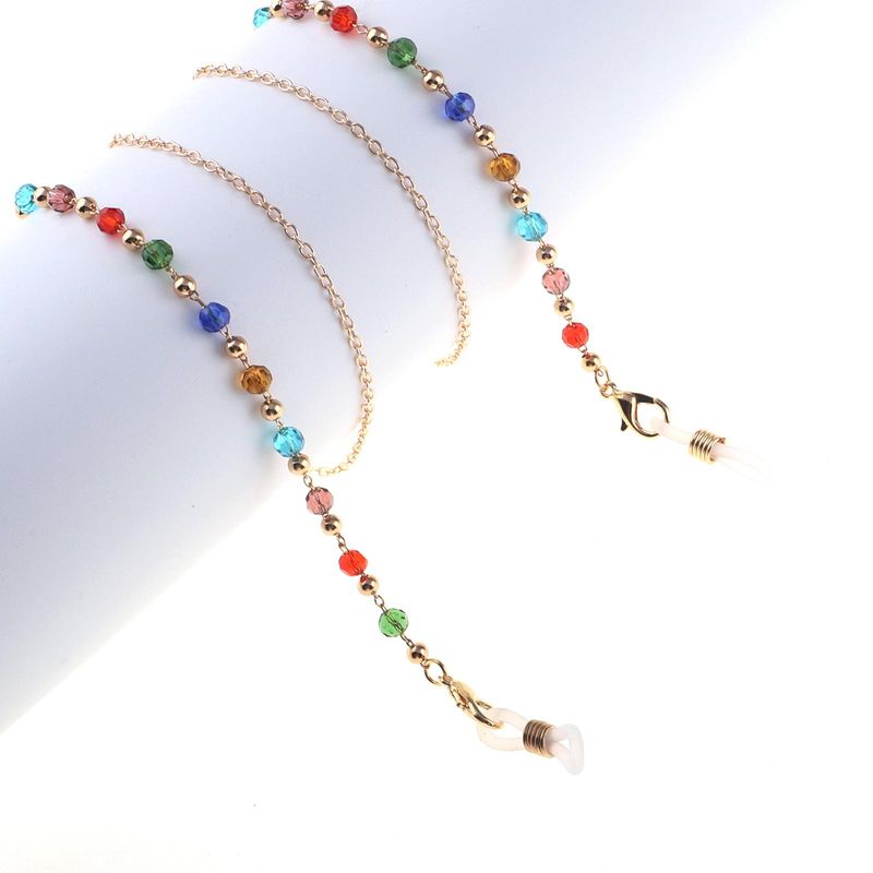 Color Crystal Handmade Glasses Chain Nhbc155713