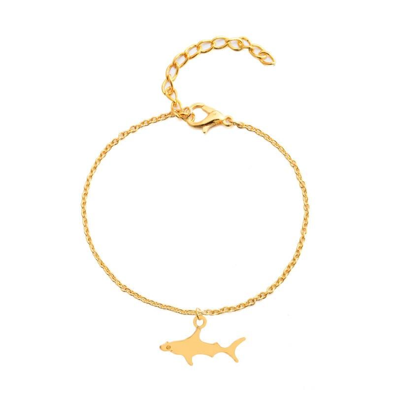 Fashion Alloy Shark Bracelet Nhcu149804