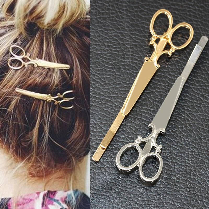 Fashion Retro Creative Scissors Alloy Hair Accessories Nhdp150099