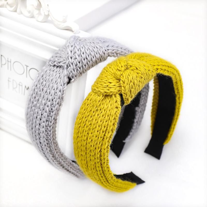 Fashion Knit Wide-brimmed Headband Nhou150174