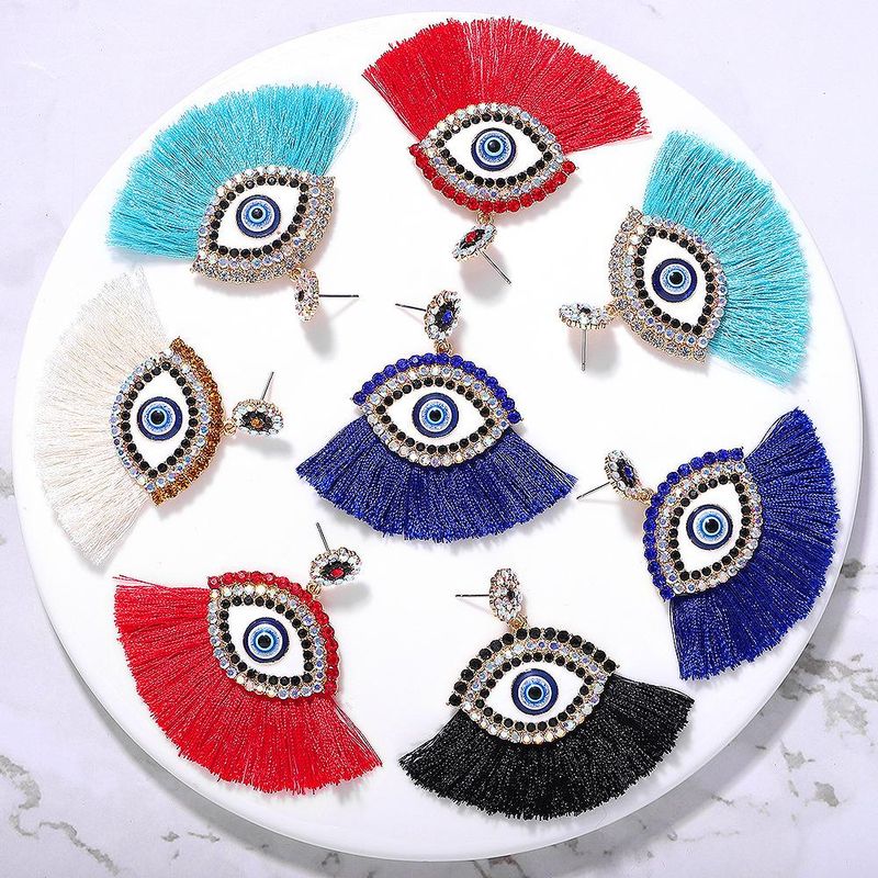 New Diamond Devi S Eye Tassel Earrings Nhjq150522