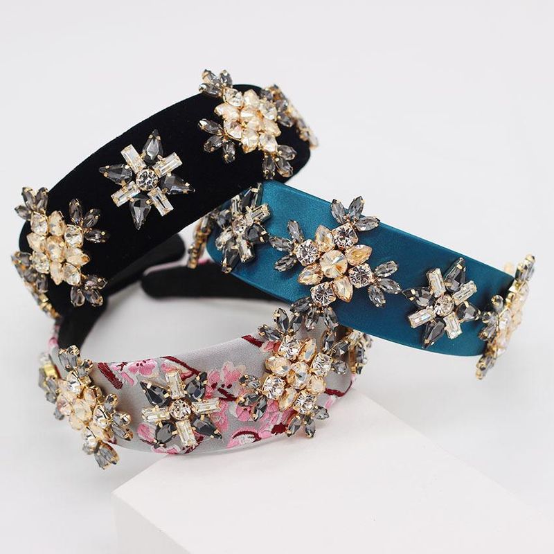 Baroque Luxury Court Full Of Diamonds Gem Fashion Headband