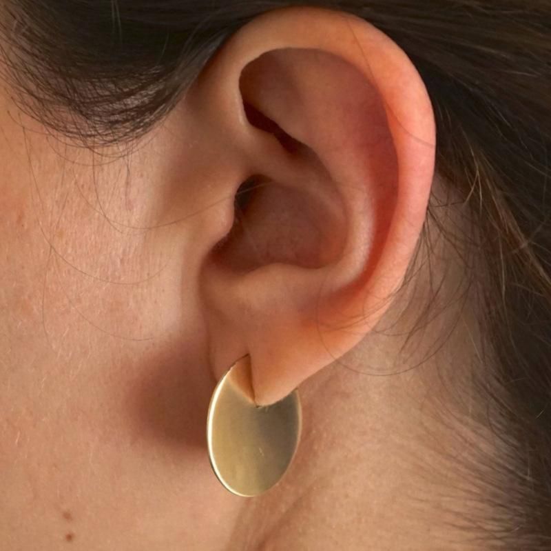 Metal Geometric 925 Silver Earrings