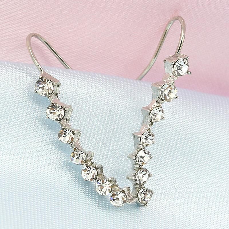 De Xingx, Votre Même Oreille Clip Incrusté Avec Strass Femmes De Longue Oreille Goujons Oreille Suspendu Sept Petit Xingx Boucle D'oreille Oreille Clip