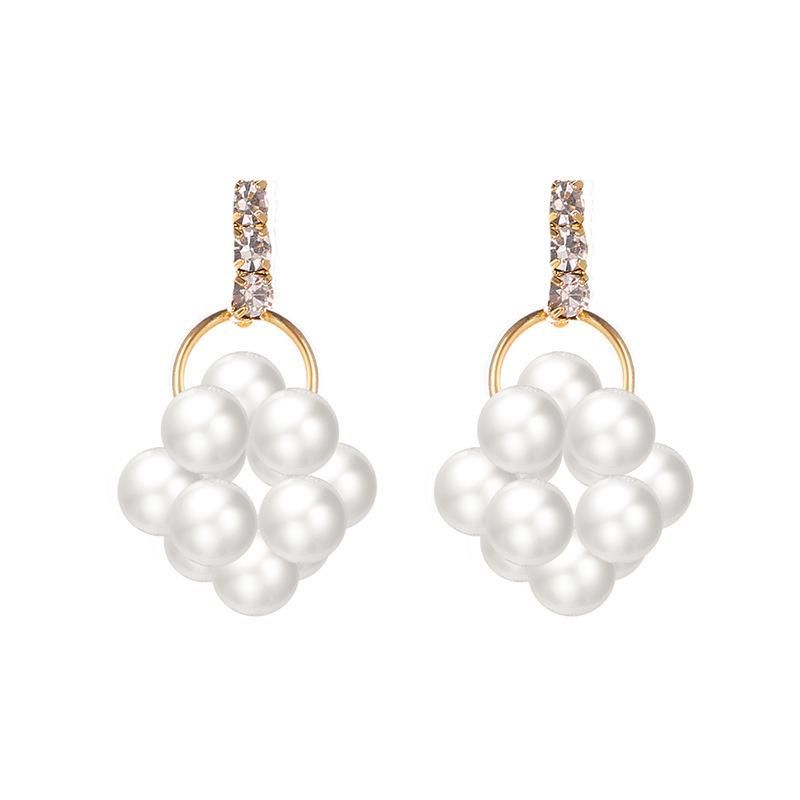 Sweet Pearl Ball Earrings Personalized Ladies Earrings Wholesale