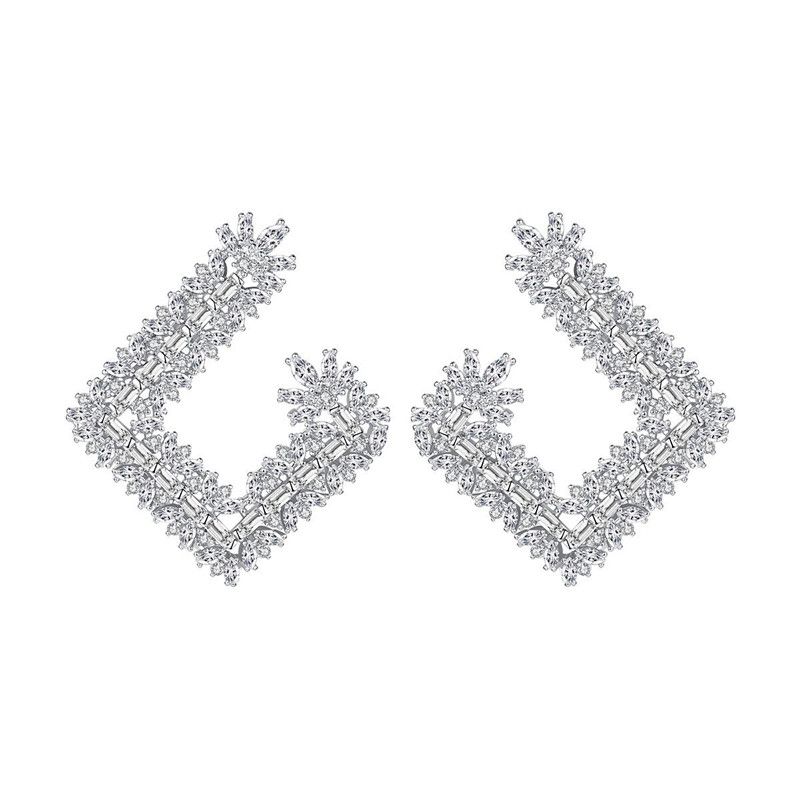 Creative Geometric Ladies Banquet Earrings