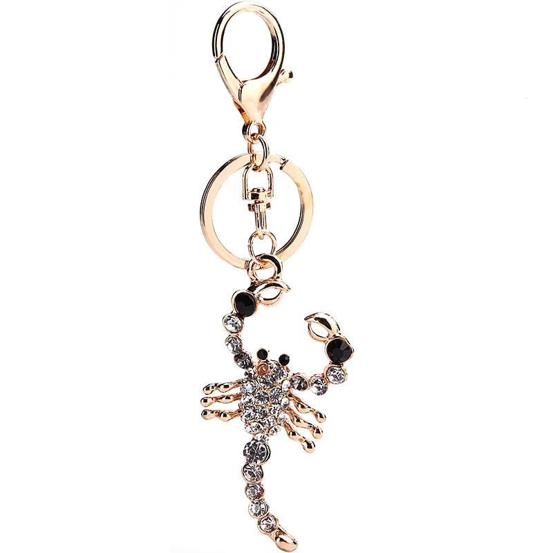 Scorpion Keychain Accessories Diamond Keychain Chain Pendant Wholesale