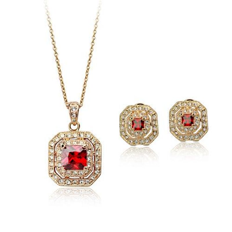 New Fashion High-end Exquisite Jewelry Set With Austrian Crystal