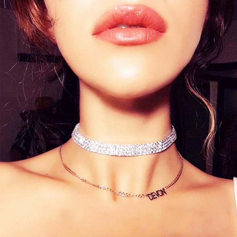 Necklace Choker Multilayer Clavicle Chain Fashion Necklace Ladies Jewelry