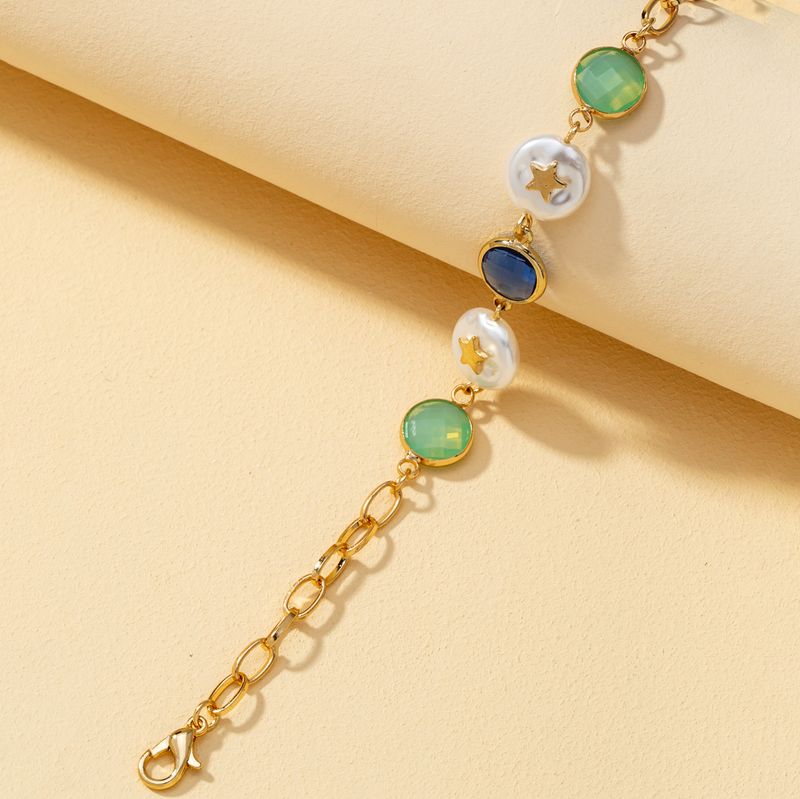 Simple Fashion Pearl Crystal Stone Exquisite Bracelet
