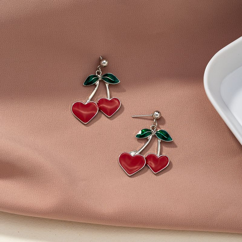 New Fruit Cherry Earrings
