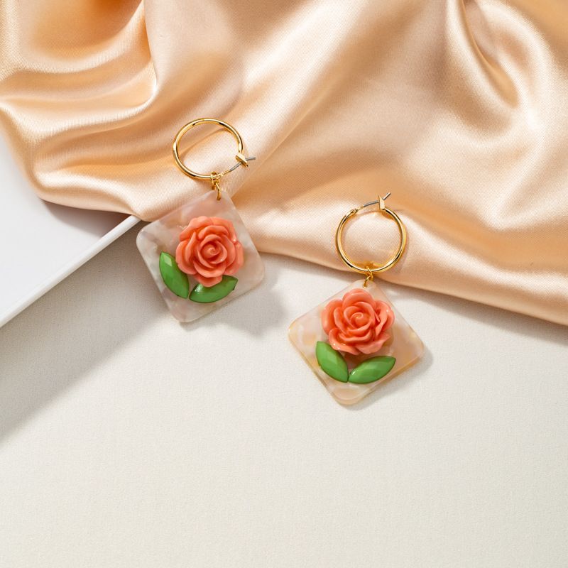 Fashion New Flower Drop Earrings