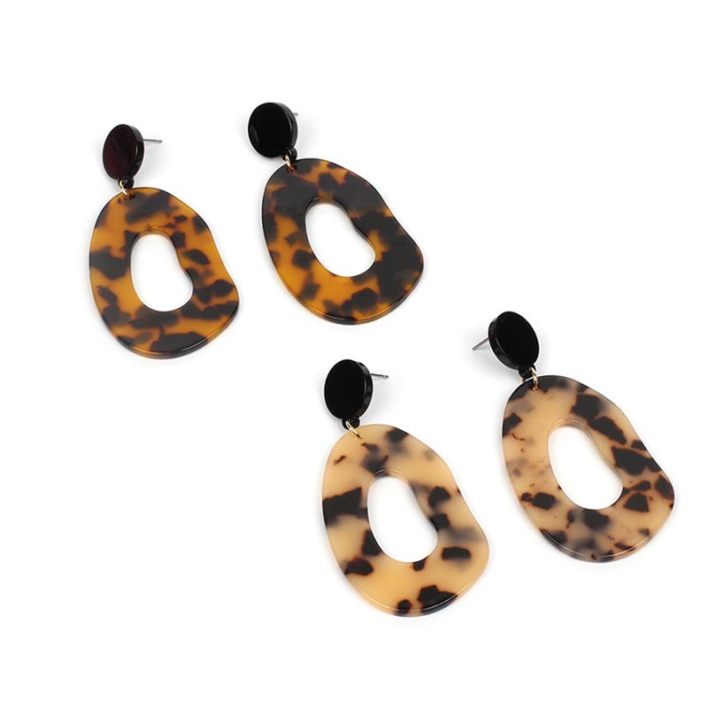 Acetate Plate Exaggerated Earrings