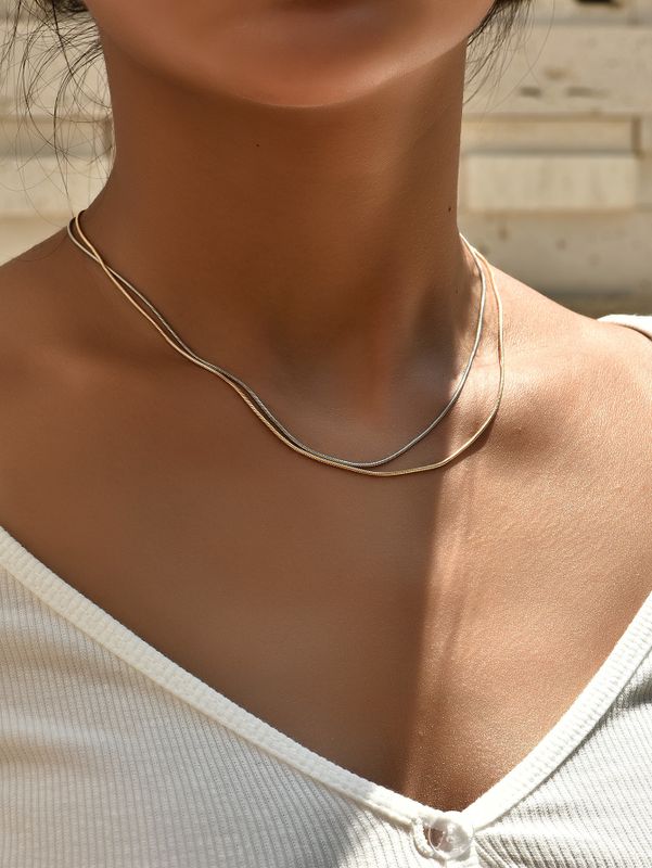 Mode Neue Twist Mehrschichtige Halskette
