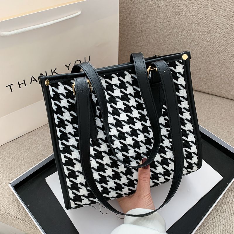 New Trendy Fashion All-match  Simple Casual One-shoulder Tote Bag