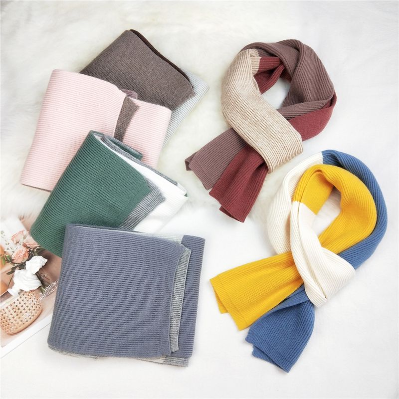 Knitted Wool Scarf For Women Autumn Korean Long Warm Scarf