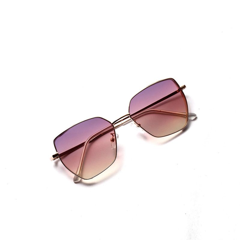 Metal Square Retro Sunglasses