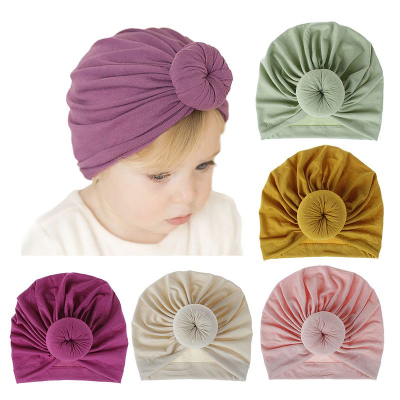 Knitted Cotton Cloth Donut Baby Hat
