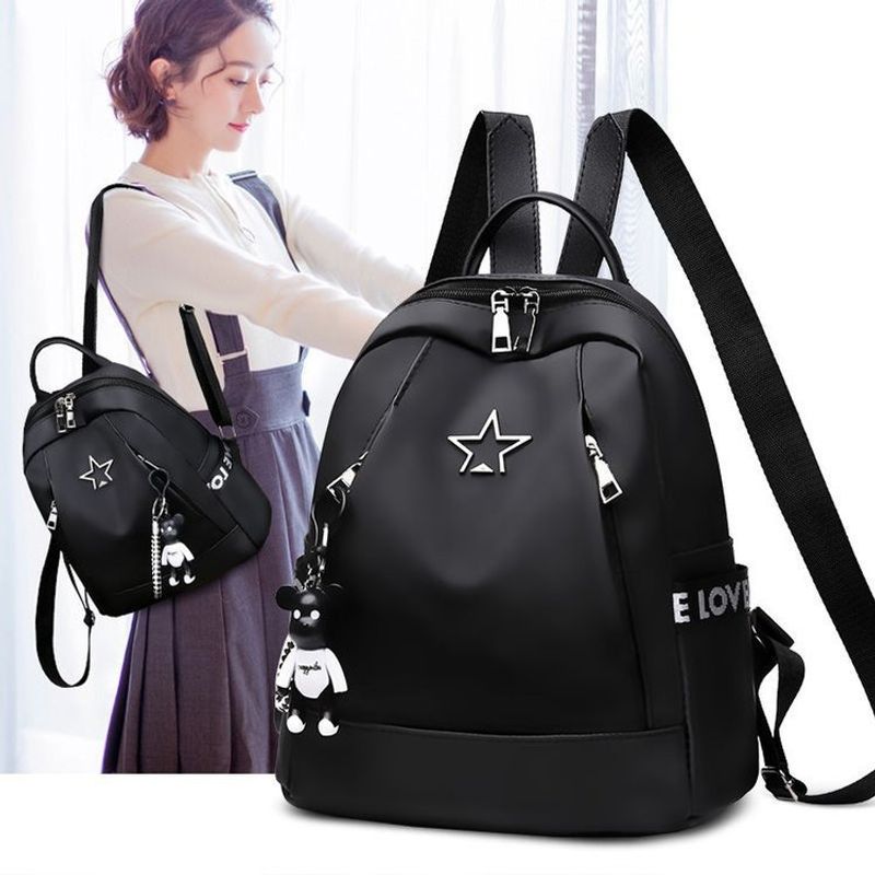 Women's Bags Five-pointed Star Oxford Cloth Backpack